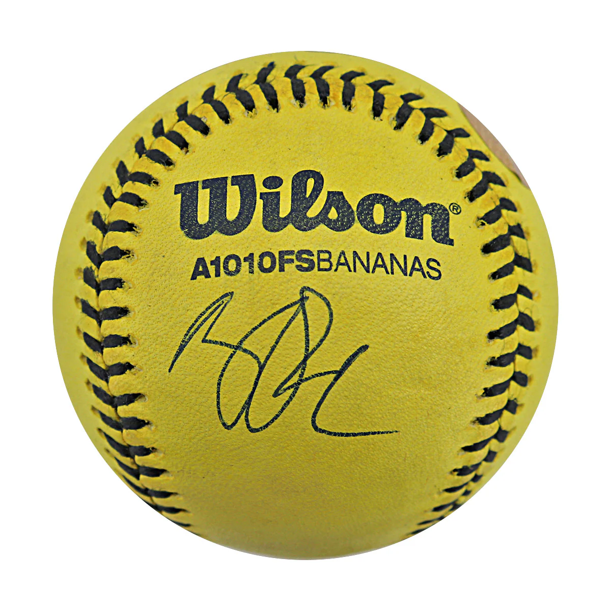 Kyle Luigs Autographed Game Used Banana Ball w/Case 6.7.25 Bank of America Stadium