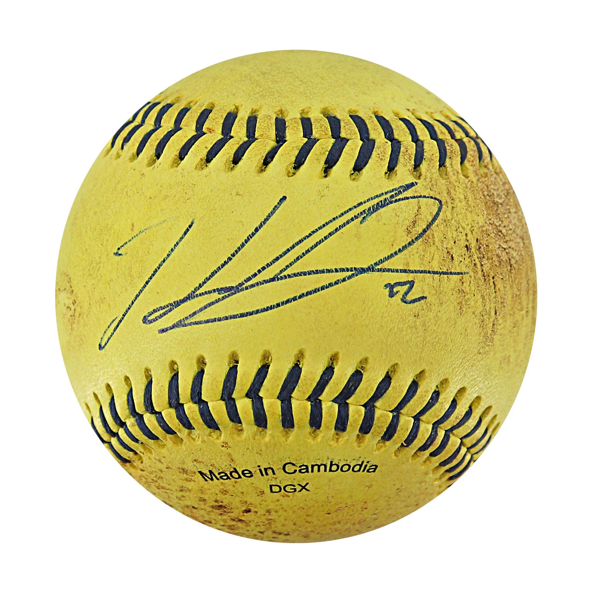 Kyle Luigs Bananas Autographed Game Used Official Banana Ball 9.27.25 Houston, TX