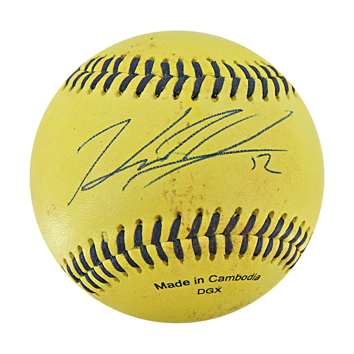 Kyle Luigs Bananas Autographed Game Used Official Banana Ball 9.27.25 Houston, TX