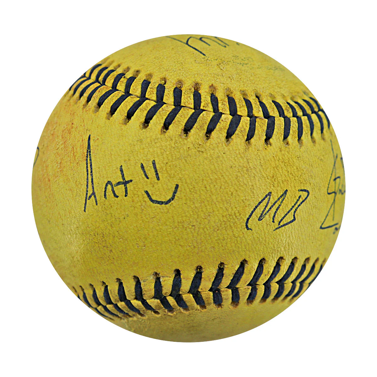 Man Nanas Autographed Game Used Banana Ball 6.7.25 Bank of America Stadium