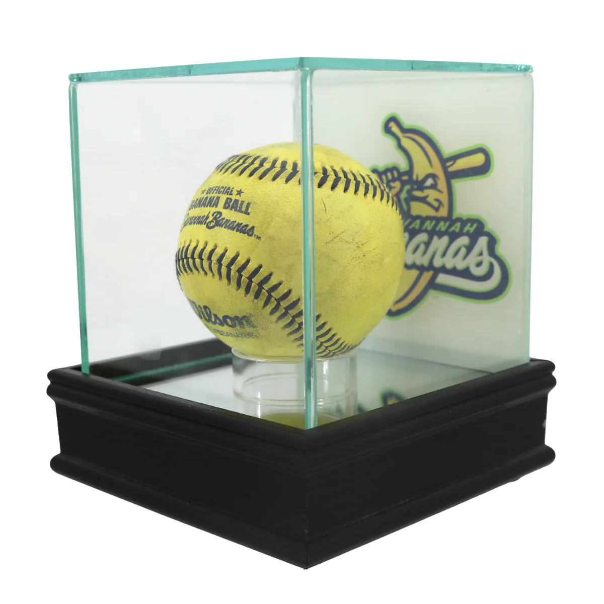 Matt Barnes Autographed Game Used Banana Ball w/Case 7.5.25 Fenway Park - Image 4