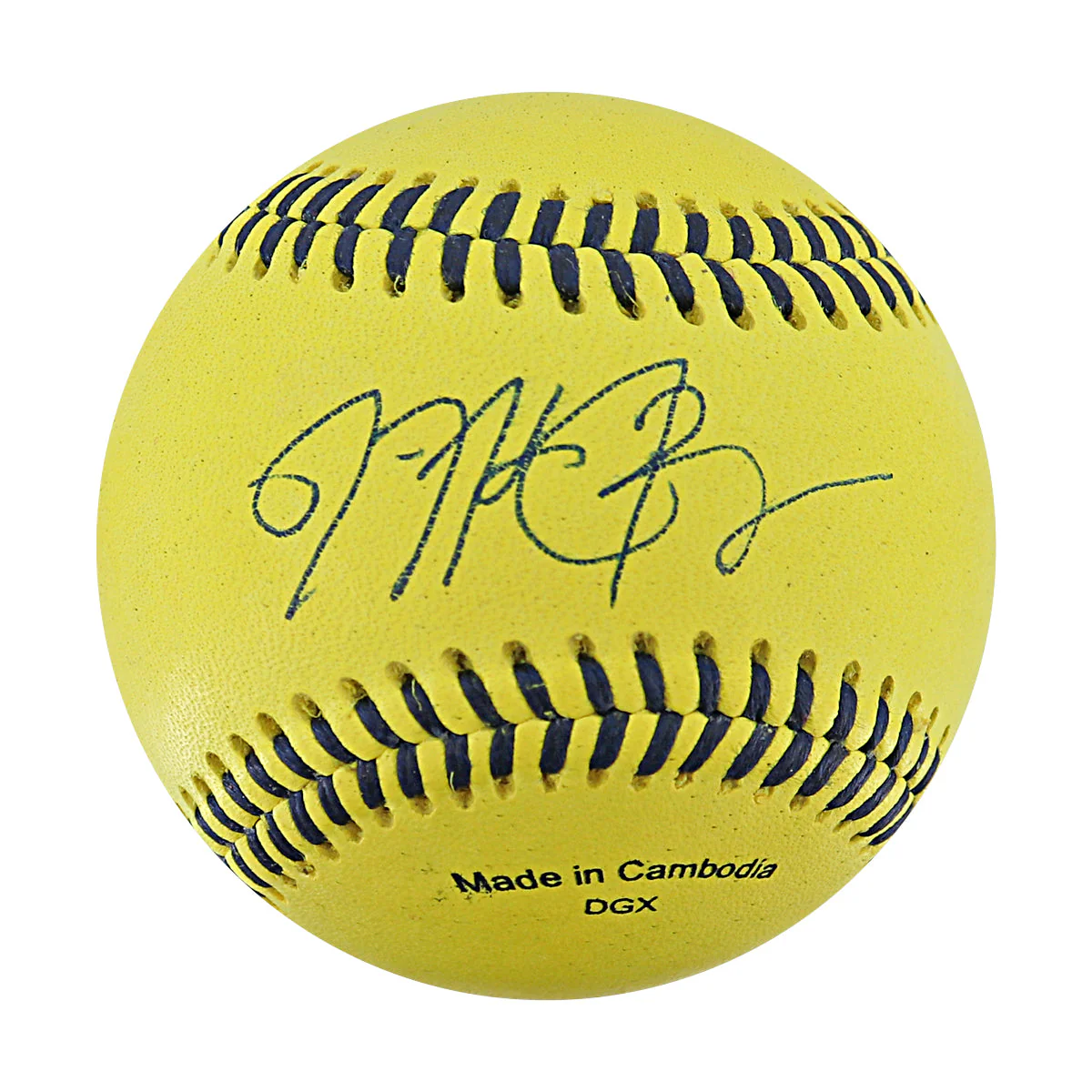 Michael Bourn Bananas Autographed Game Used Official Banana Ball 9.27.25 Houston, TX
