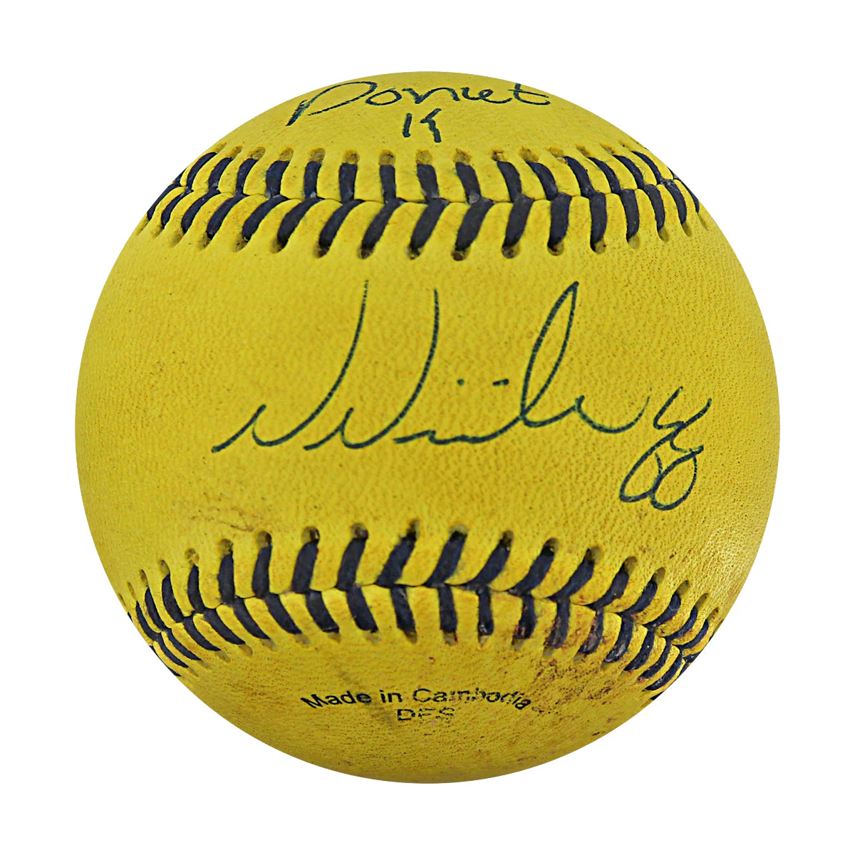 Noah Niznik Autographed Game Used Banana Ball 6.27.25 Nationals Park 