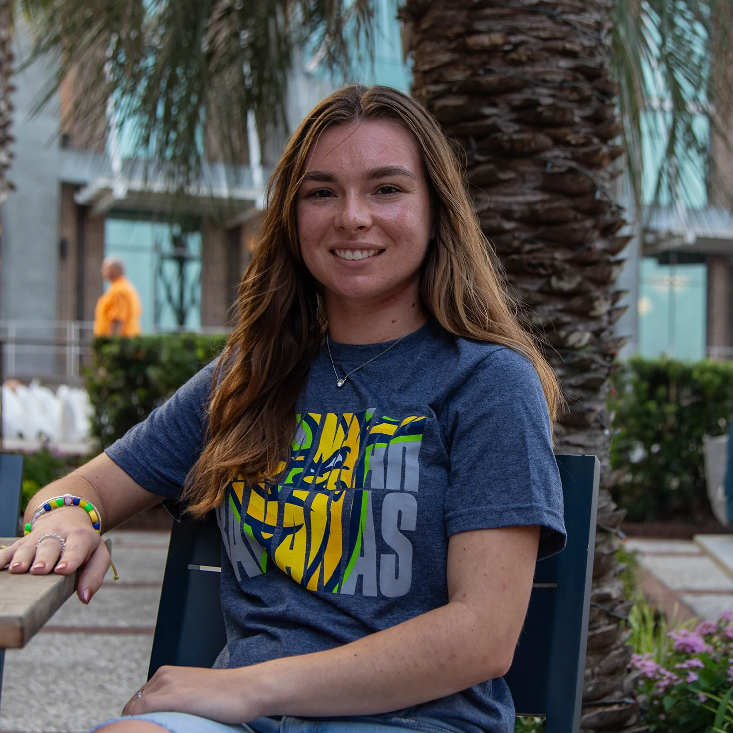 Bananas Short Sleeve Knockout Tee - Heathered Navy - Image 3
