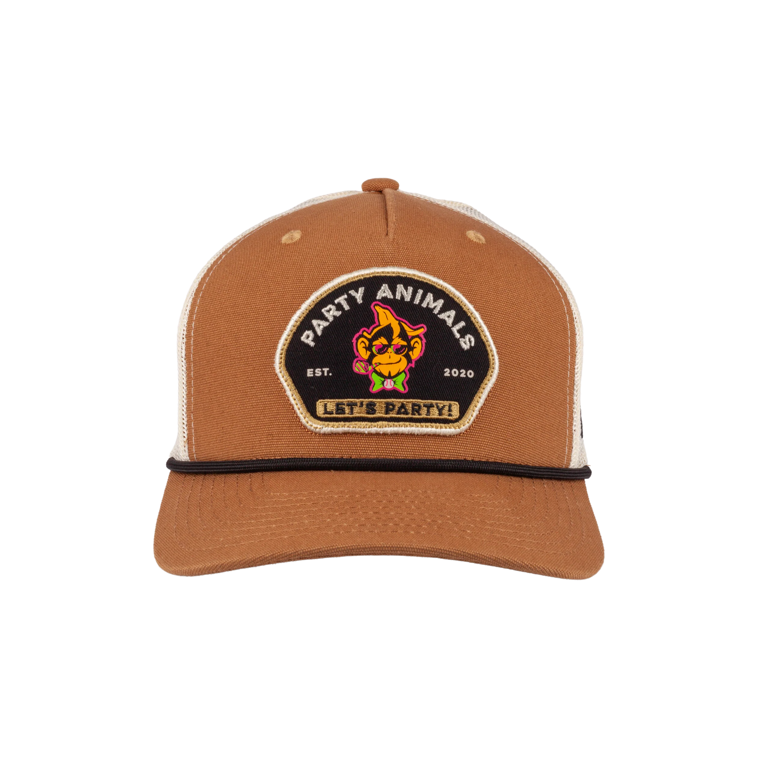 Party Animals CapX Crux Brown Adjustable Hat