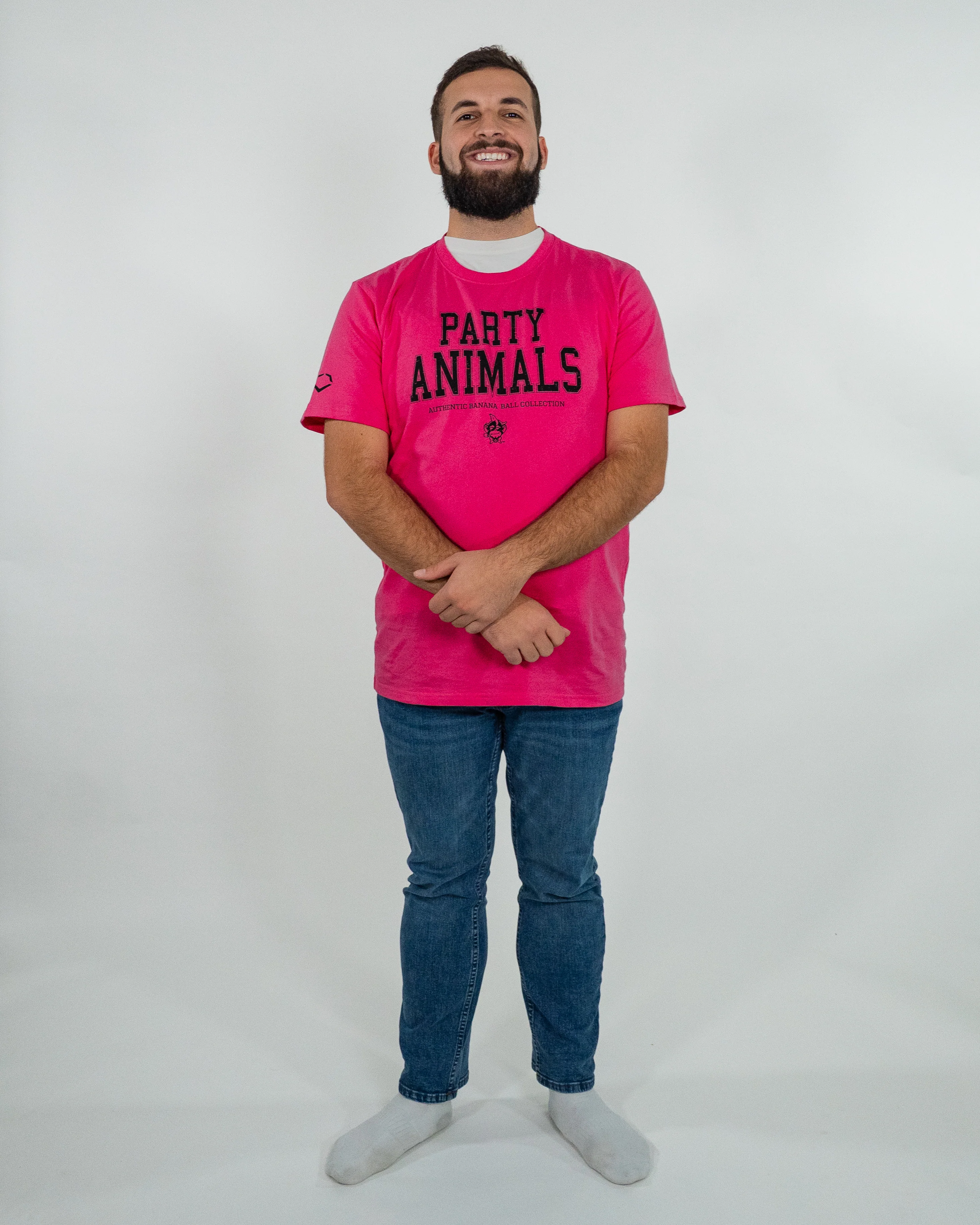Party Animals EvoShield Gym Rat Tee - Pink - Image 2
