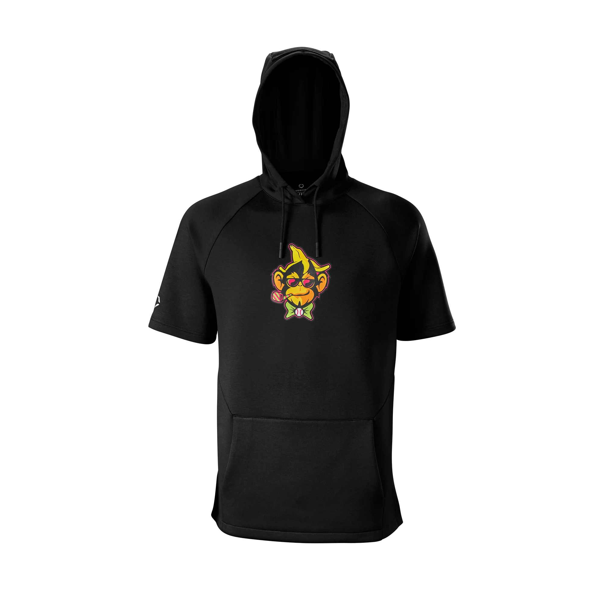 Party Animals EvoShield Short Sleeve Hoodie - Black - Image 3