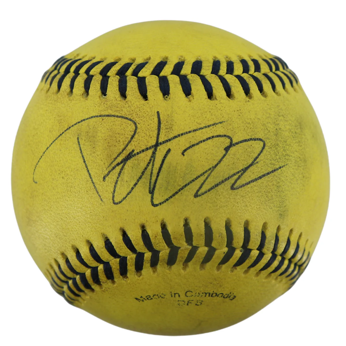 Peter Holden Autographed Game Used Banana Ball w/Case 5.10.25 Nissan Stadium 
