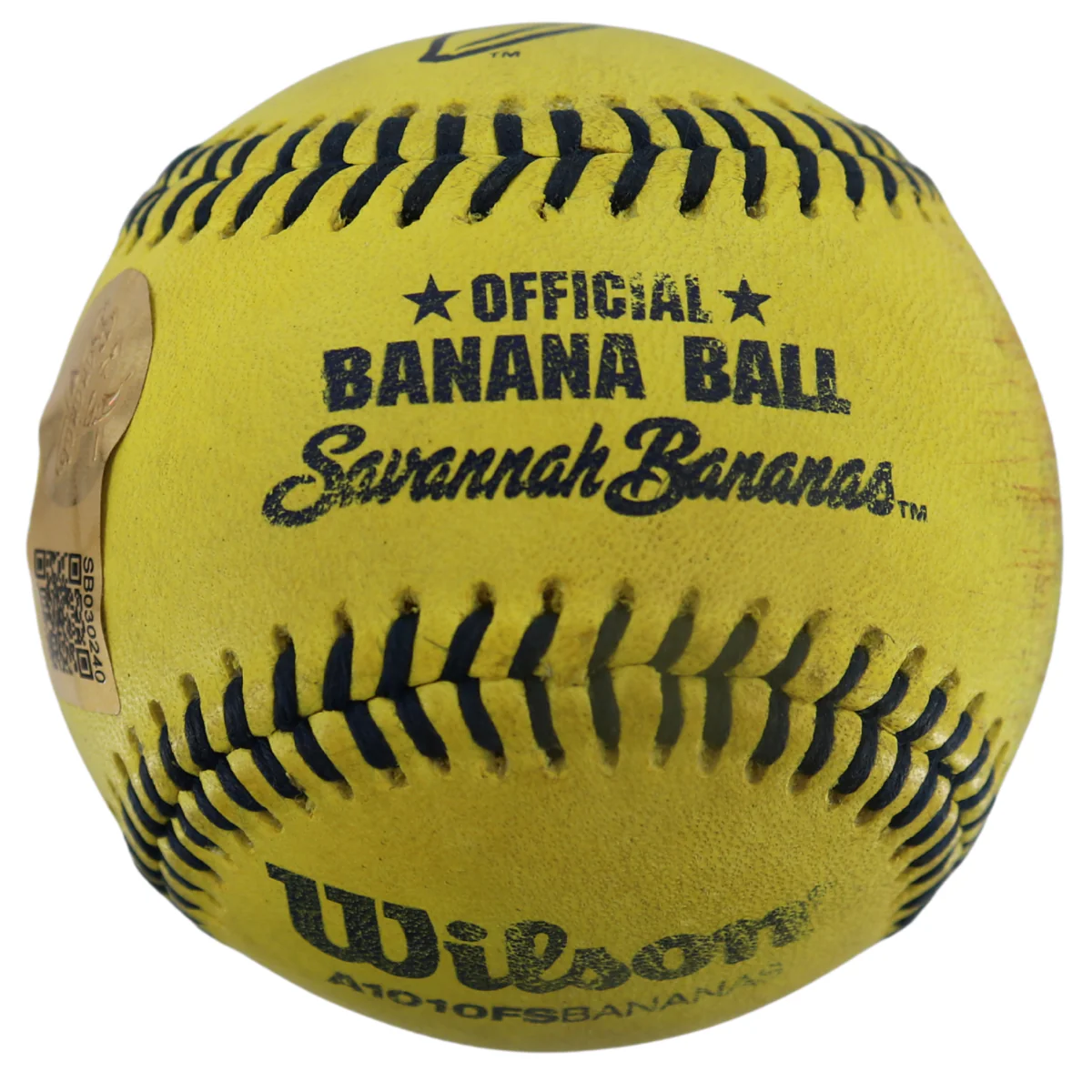 Peter Holden Autographed Game Used Banana Ball w/Case 5.10.25 Nissan Stadium  - Image 3