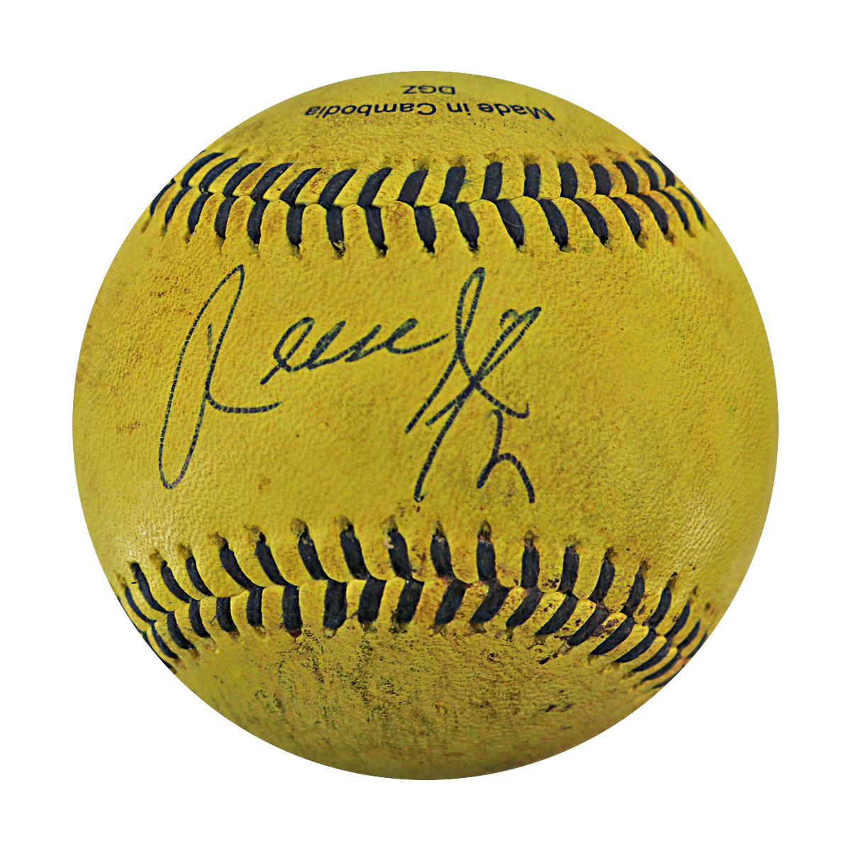 Reese Alexiades Autographed Game Used Banana Ball 5.30.25 Angel Stadium