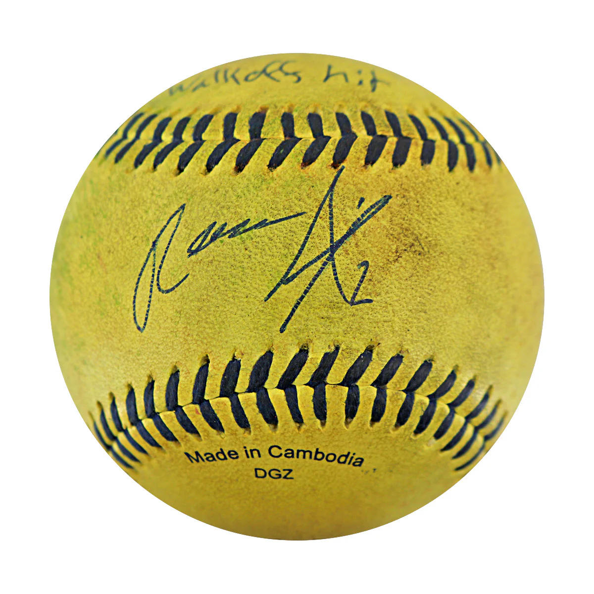 Reese Alexiades Autographed Game Used Banana Ball 5.31.25 Angel Stadium