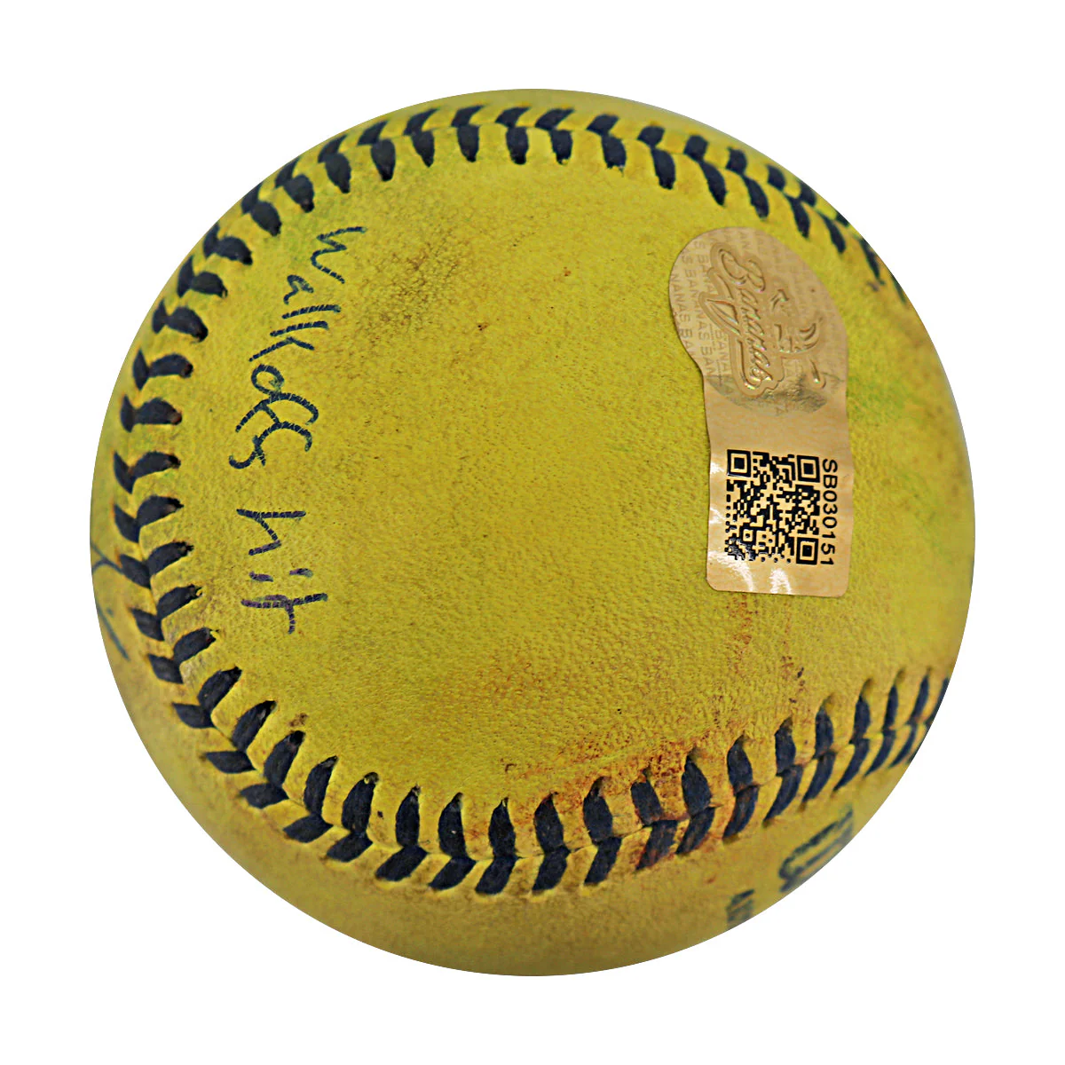 Reese Alexiades Autographed Game Used Banana Ball 5.31.25 Angel Stadium - Image 6