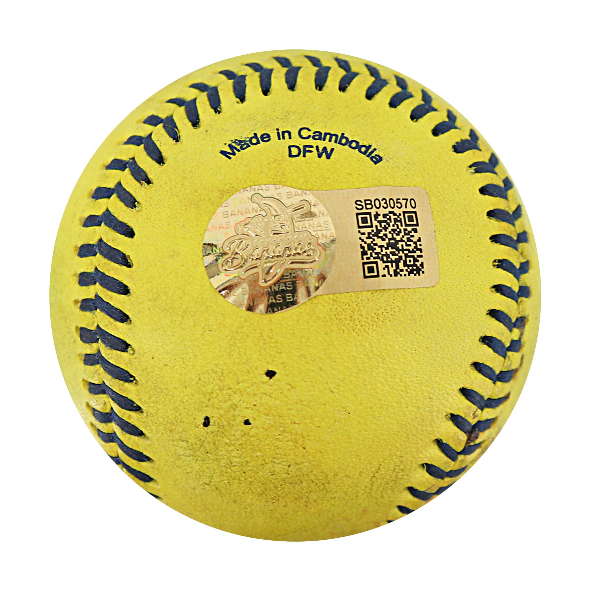 Ron Franklin Jr Autographed Inscribed Game Used Banana Ball w/Case 8.2.25 Camden Yards - Image 7