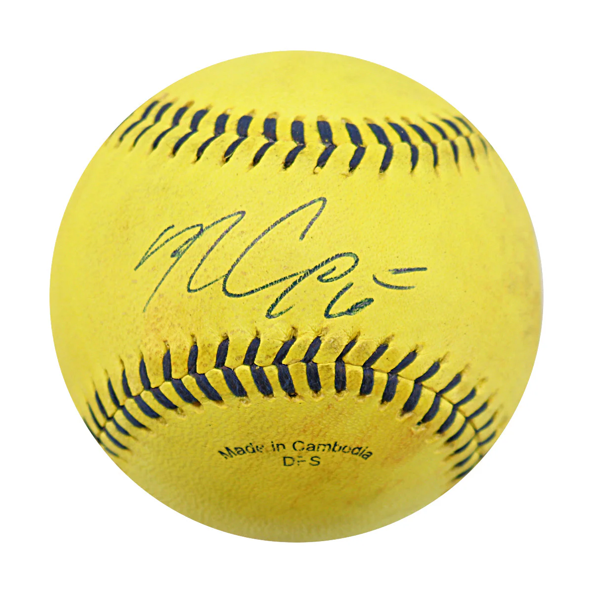 Ryan Cox Autographed Game Used Banana Ball 7.6.25 Fenway Park