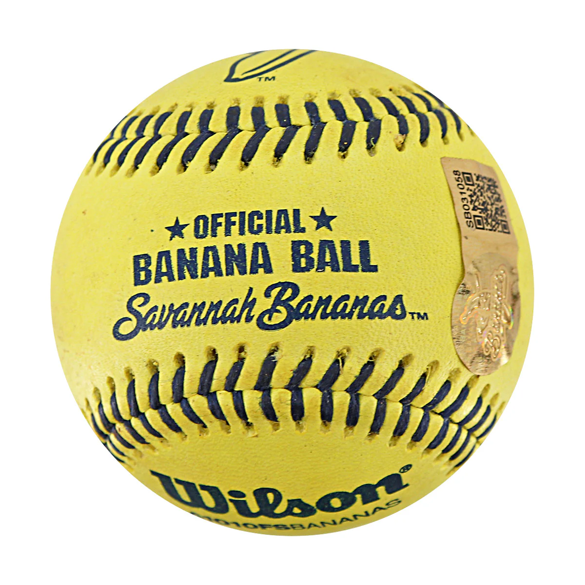 Ryan Cox Bananas Autographed Game Used Official Banana Ball 9.27.25 Houston, TX  - Image 3