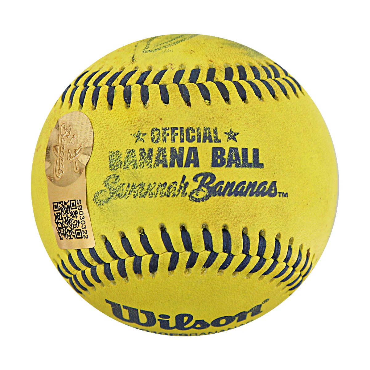 Ryan Kellogg Autographed Game Used Banana Ball w/Case 6.27.25 Nationals Park - Image 3