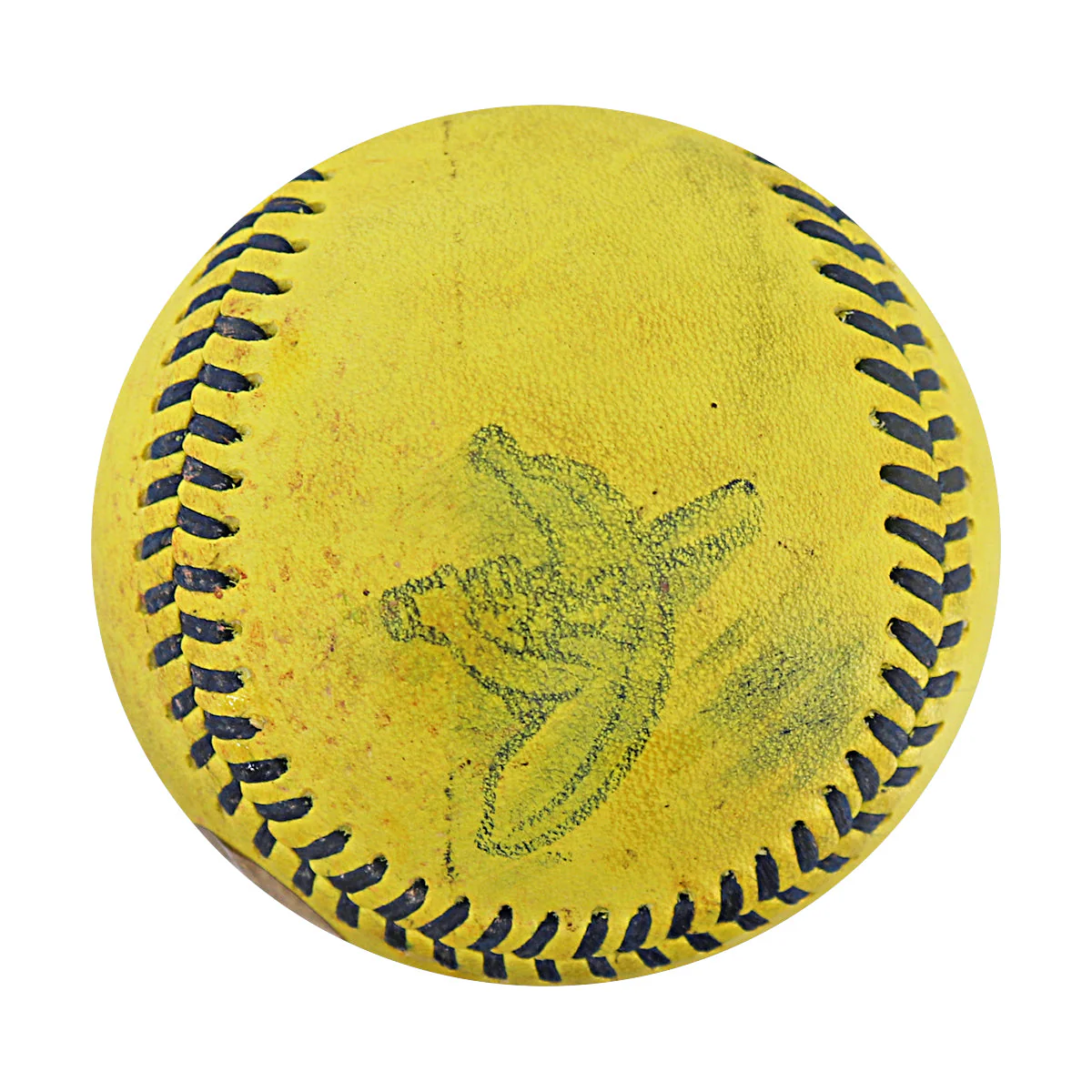 Ryan Kellogg Autographed Game Used Banana Ball w/Case 6.27.25 Nationals Park - Image 5