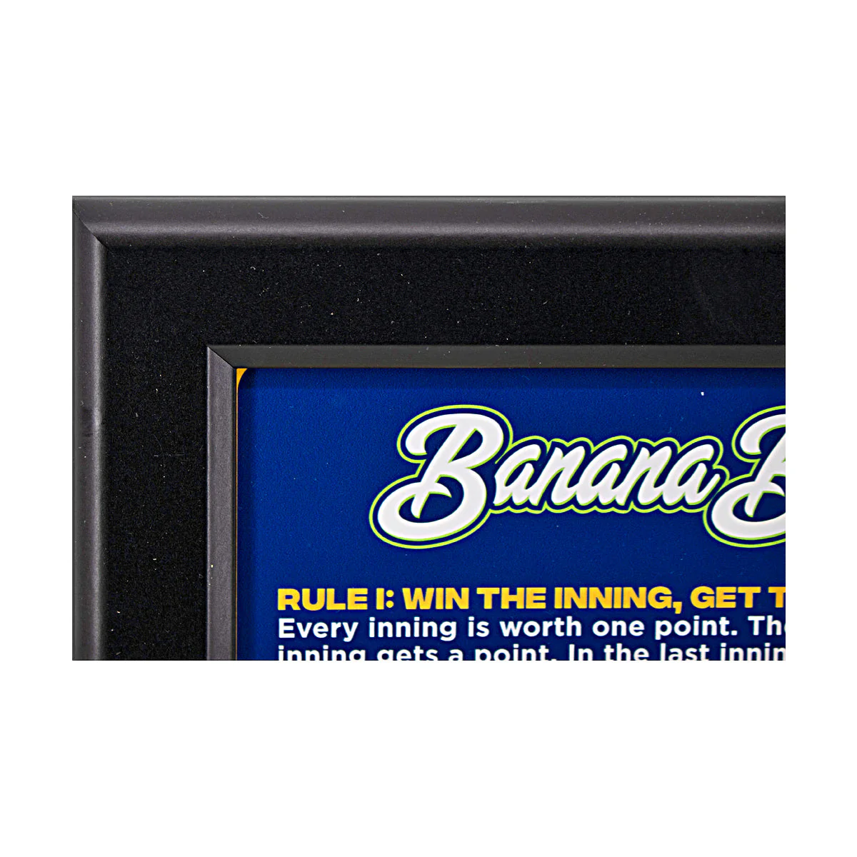 Savannah Bananas Framed Banana Ball Rules Sign - 13"x16" - Image 4