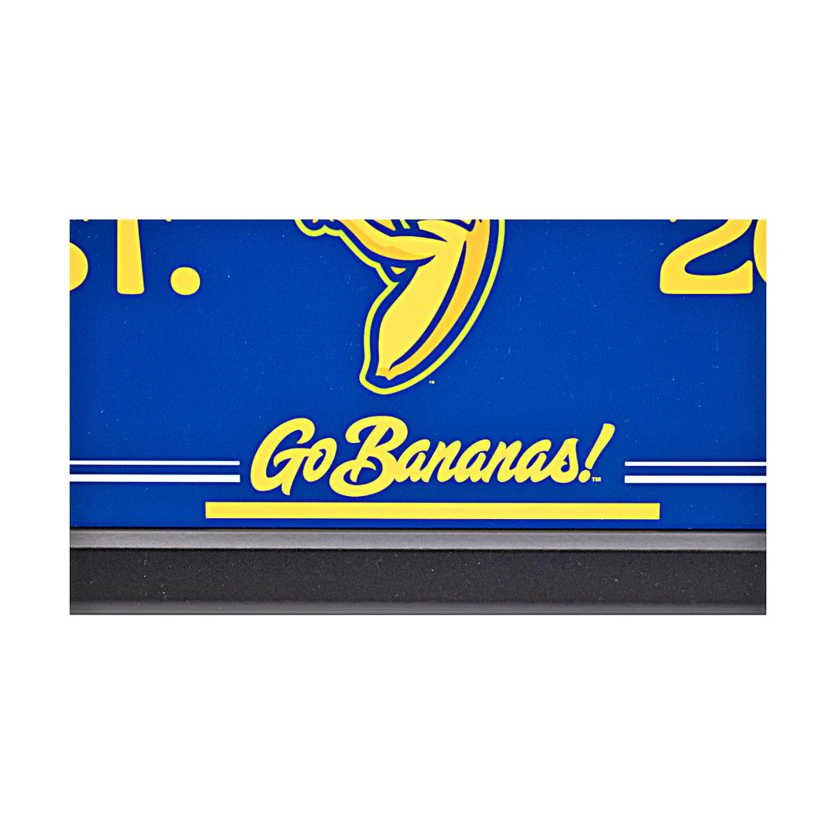 Savannah Bananas Framed We Make Baseball Fun Sign - 12"x22" - Image 3