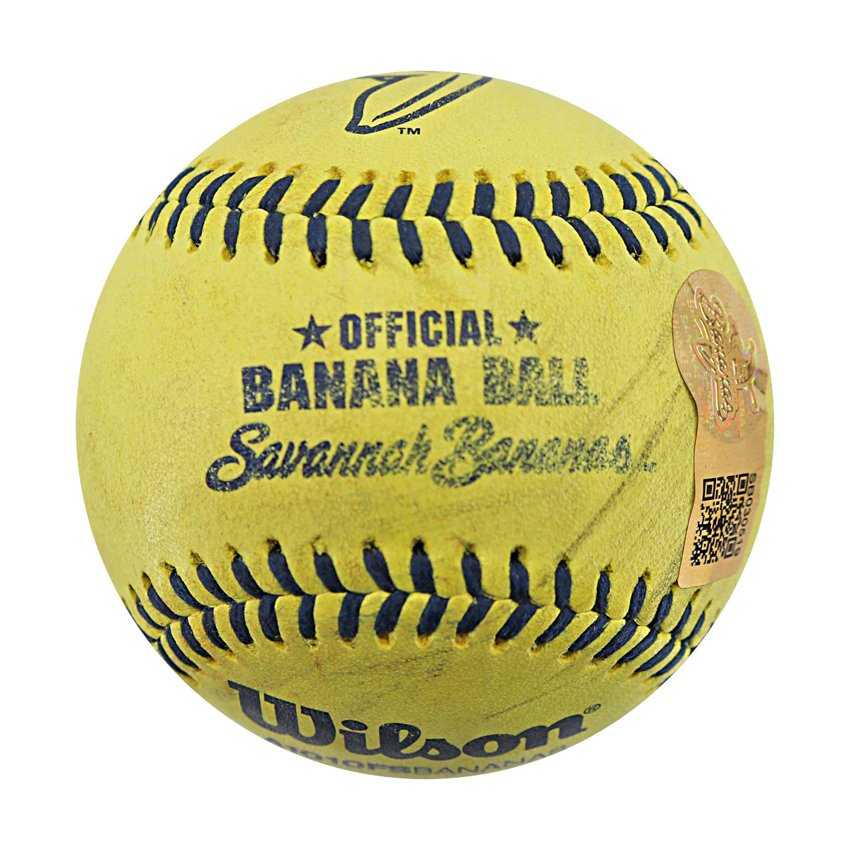 Sean Casey Signed Inscribed GU Banana Ball 6.13.25 Great American Ball Park  - Image 2