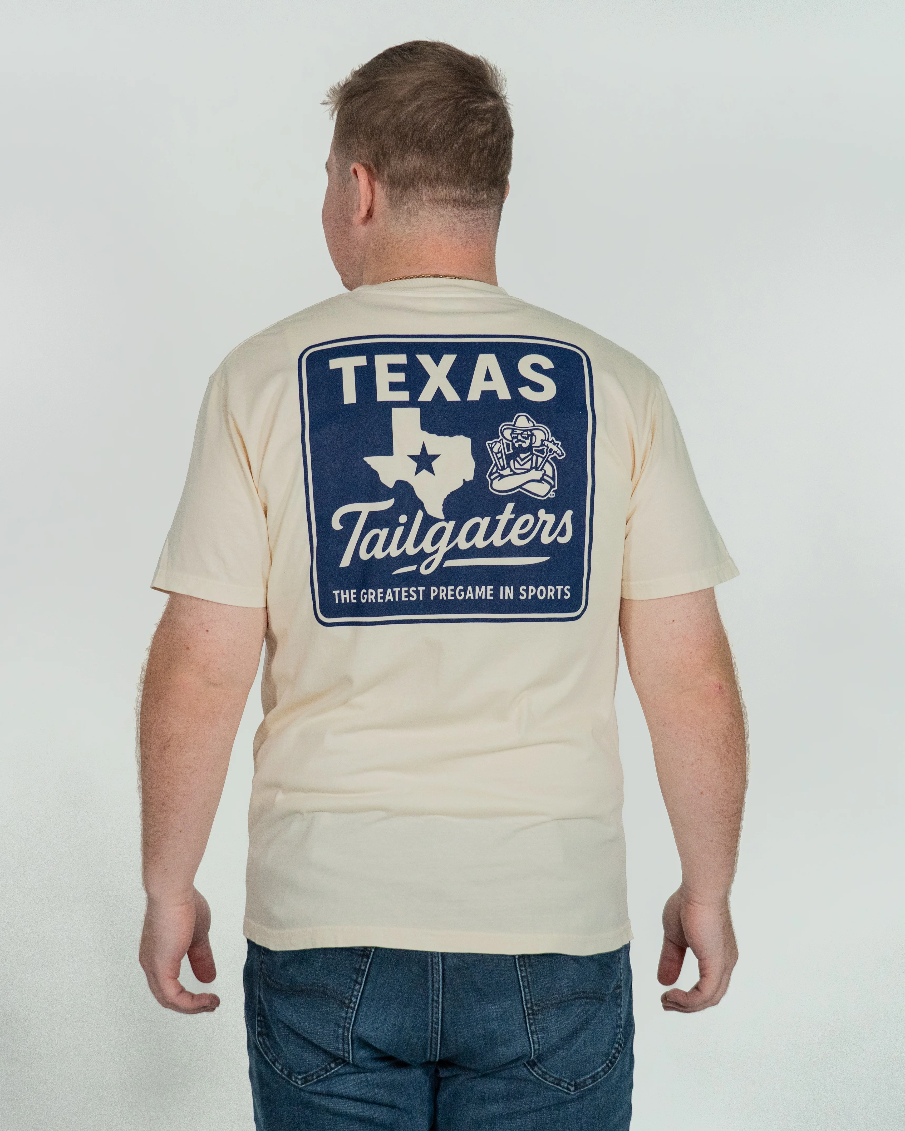Tailgaters Comfort Colors State Sign Pocket T-Shirt - Image 5