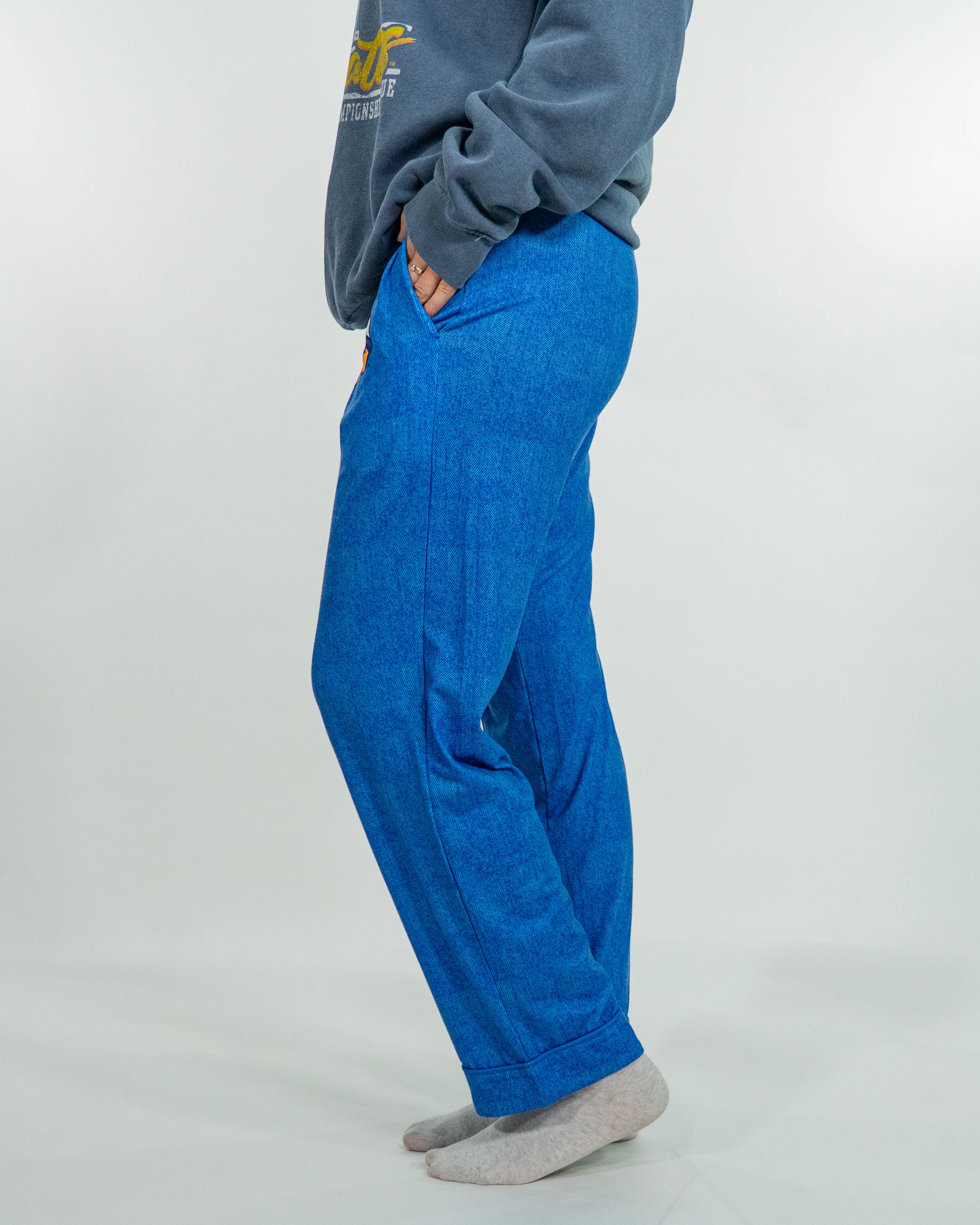 Tailgaters Denim Pajama Bottoms - Image 5