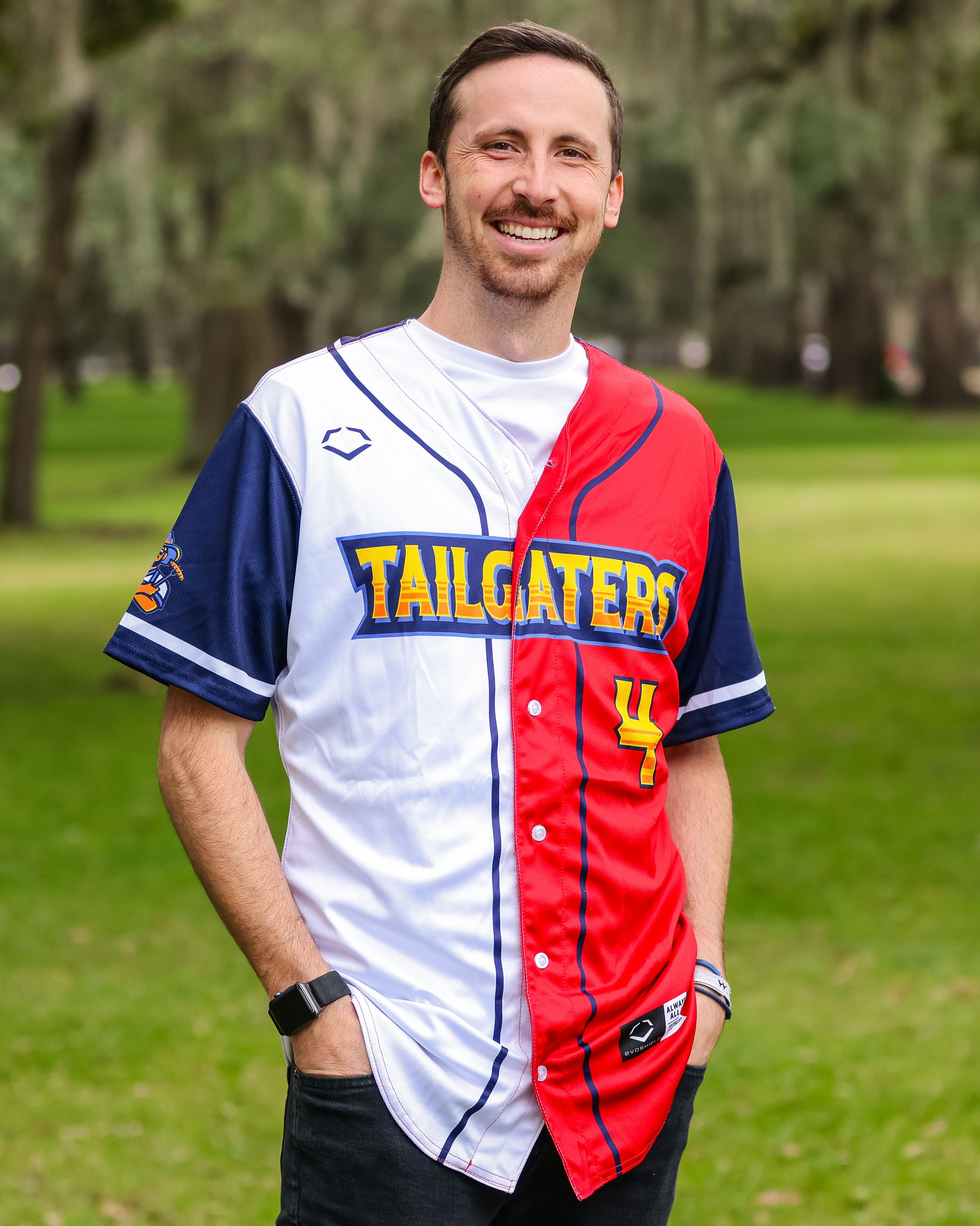 Tailgaters EvoShield BBCL Jersey - Texas Flag - Image 3