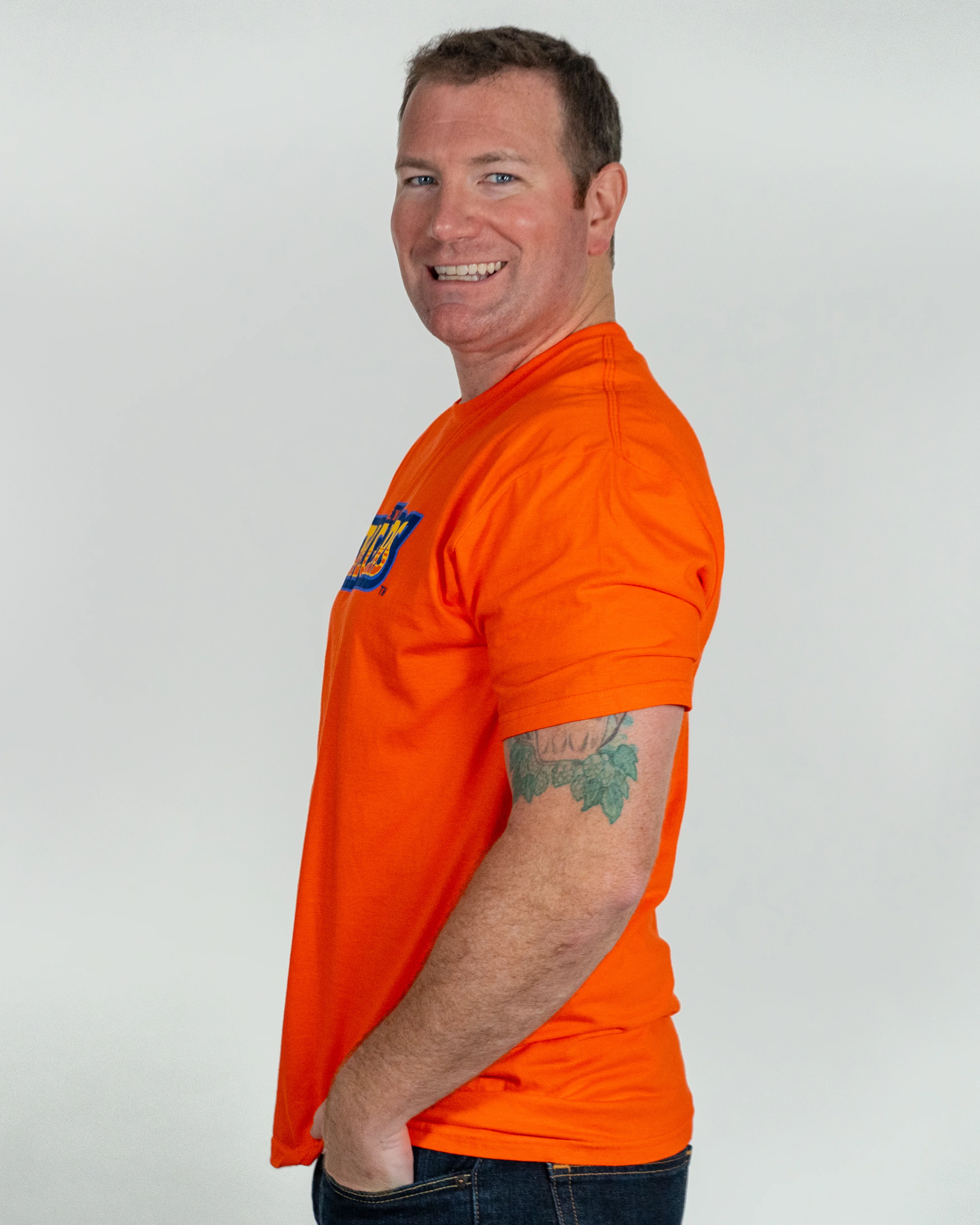 Tailgaters Wordmark T-Shirt - Orange - Image 3