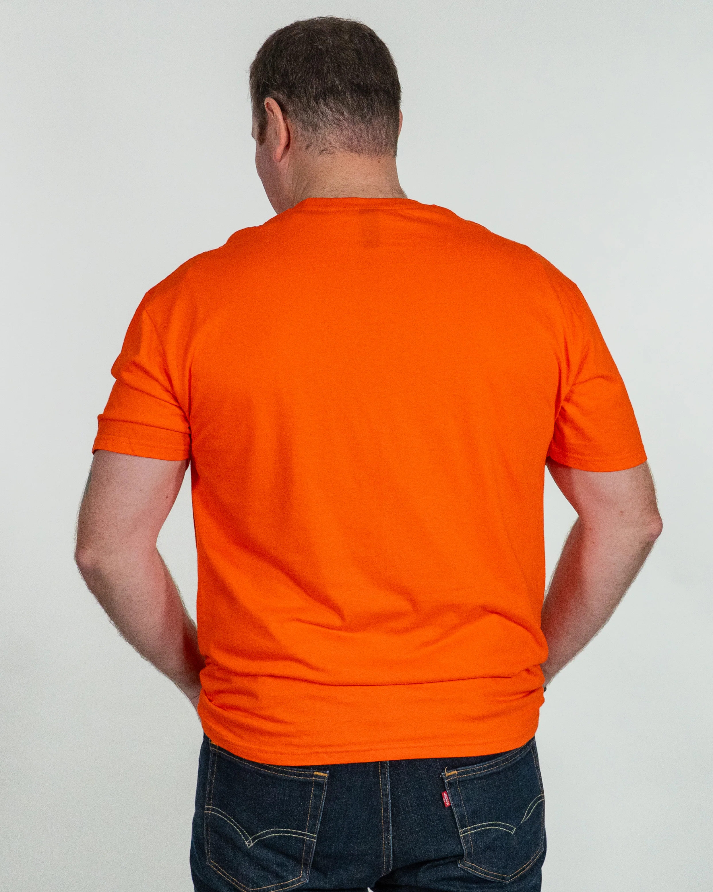Tailgaters Wordmark T-Shirt - Orange - Image 4