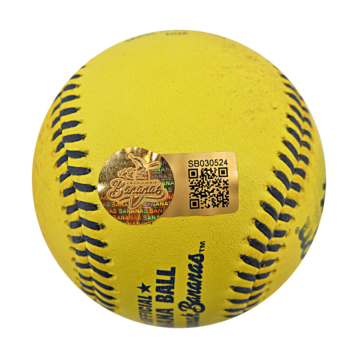 TJ Porter Autographed Game Used Banana Ball w/Case 6.13.25 Great American Ball Park - Image 6