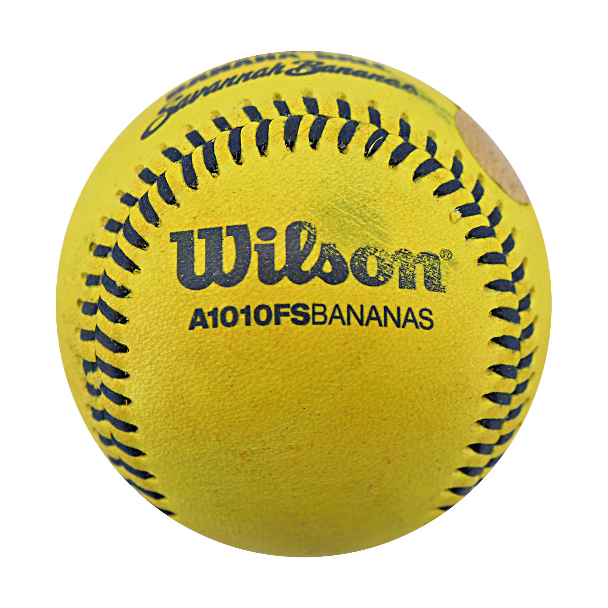 Tre Jones Autographed Game Used Banana Ball w/Case 6.14.25 Great American Ball Park - Image 6