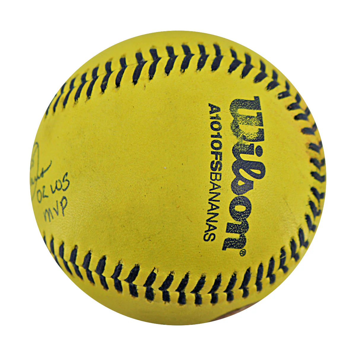 Troy Glaus Signed Inscribed Game Used Banana Ball 5.30.25 Angel Stadium  - Image 2