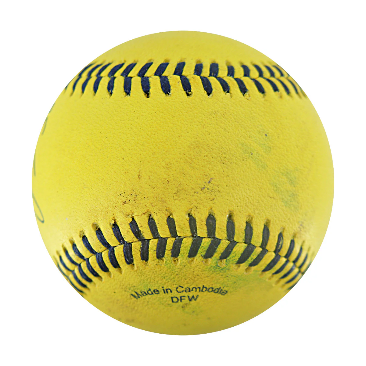 Ubaldo Jiminez Bananas Autographed Official Banana Ball 8.9.25 Coors Field  - Image 3