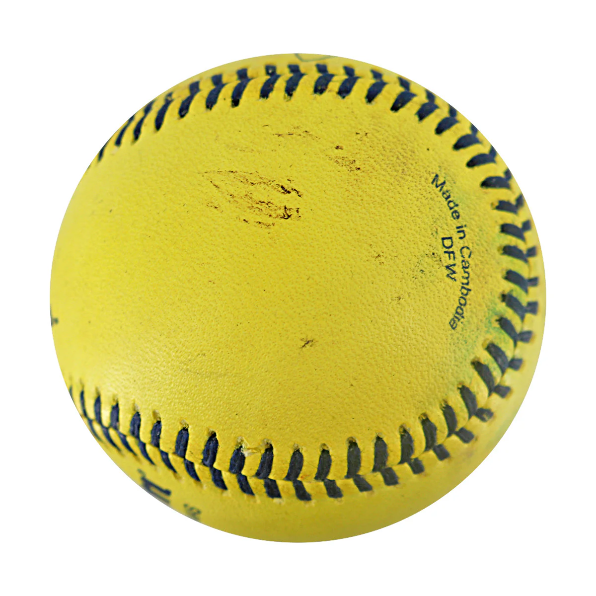 Ubaldo Jiminez Bananas Autographed Official Banana Ball 8.9.25 Coors Field  - Image 5