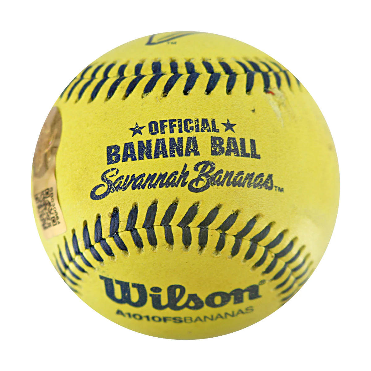Ubaldo Jiminez Bananas Autographed Official Banana Ball w/Case 8.9.25 Coors Field  - Image 3