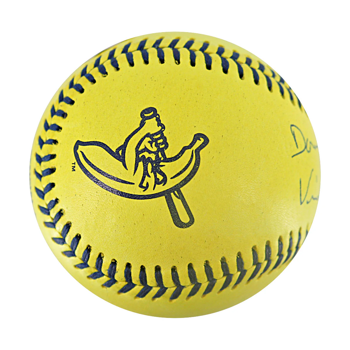 Vincent Chapman Dancing Umpire Bananas Autographed Game Used Official Banana Ball 8.10.25 Coors Field - Image 3