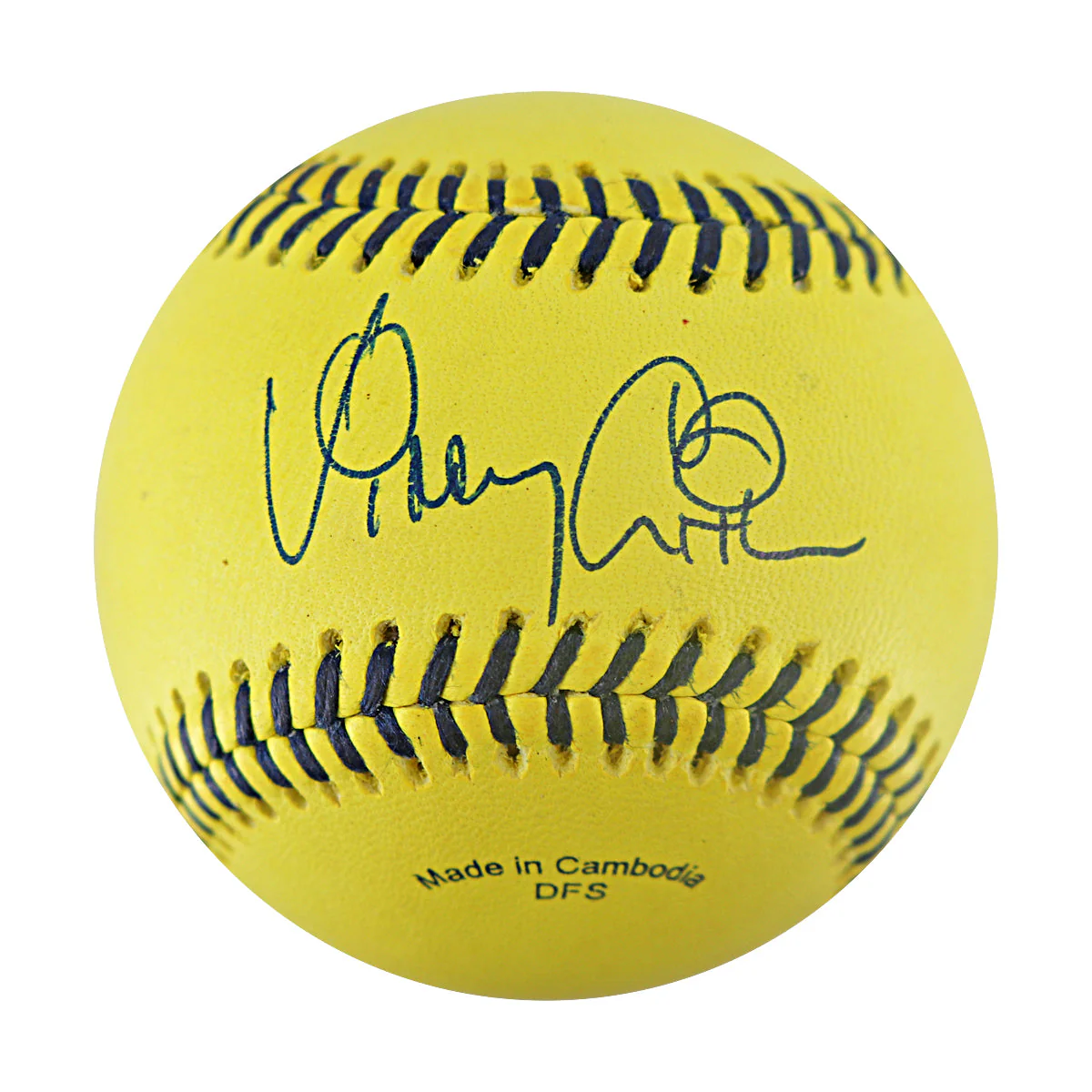 Vinny Castillo Bananas Autographed Official Banana Ball 8.9.25 Coors Field 