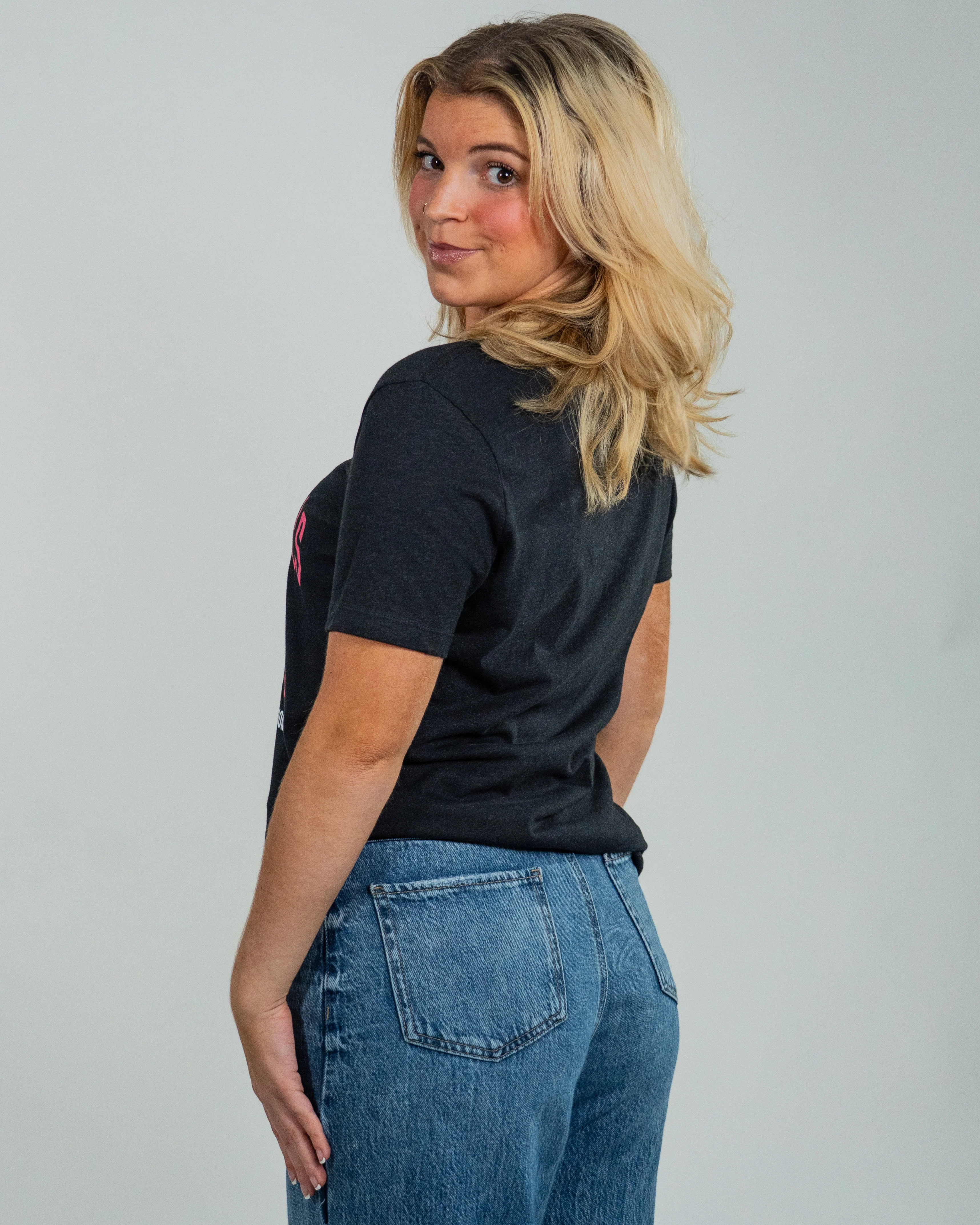 WOMENS Party Animals Bash V-Neck Tee - Black - Image 4
