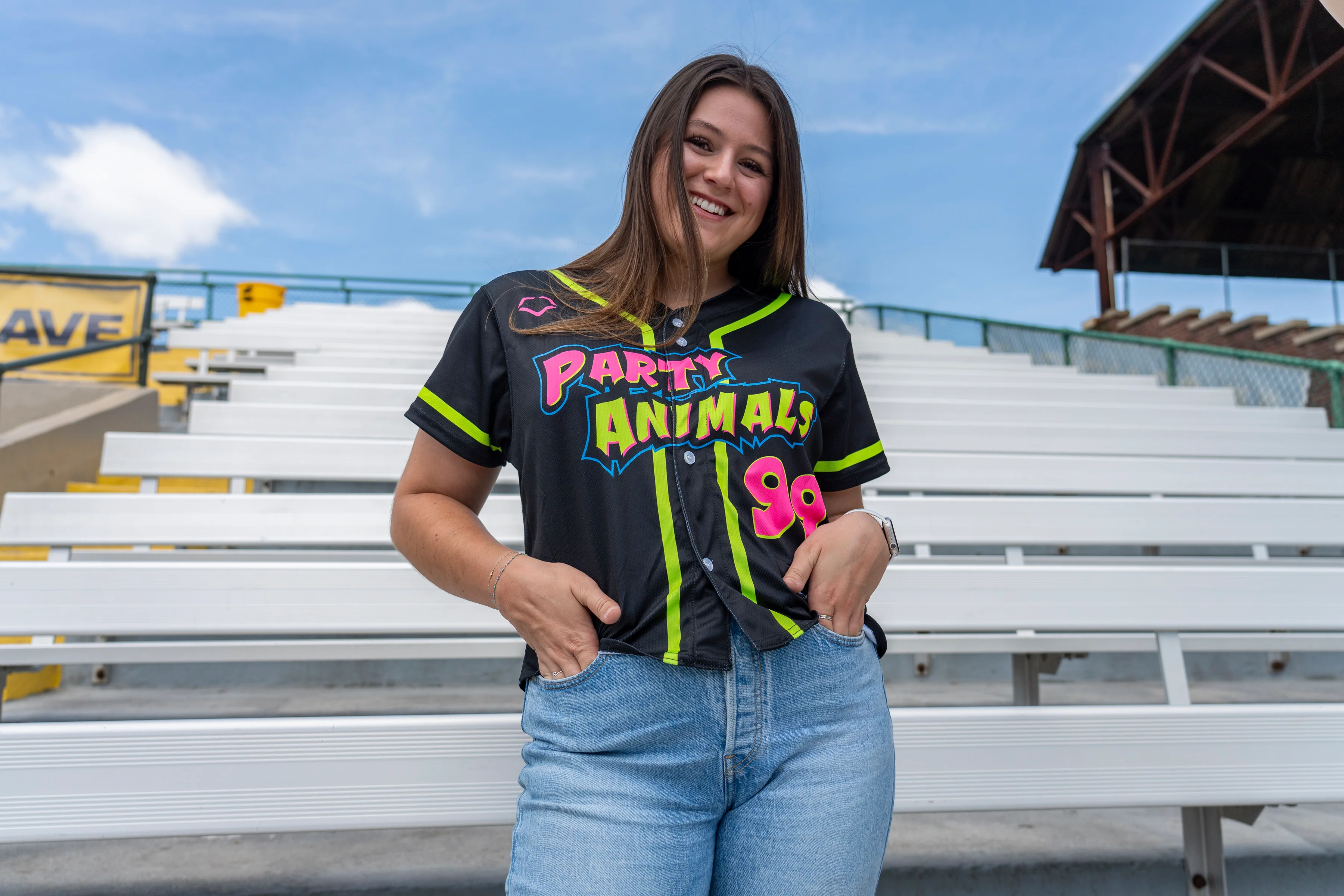 Women's Party Animals EvoShield Crop Jersey - Black - Image 3