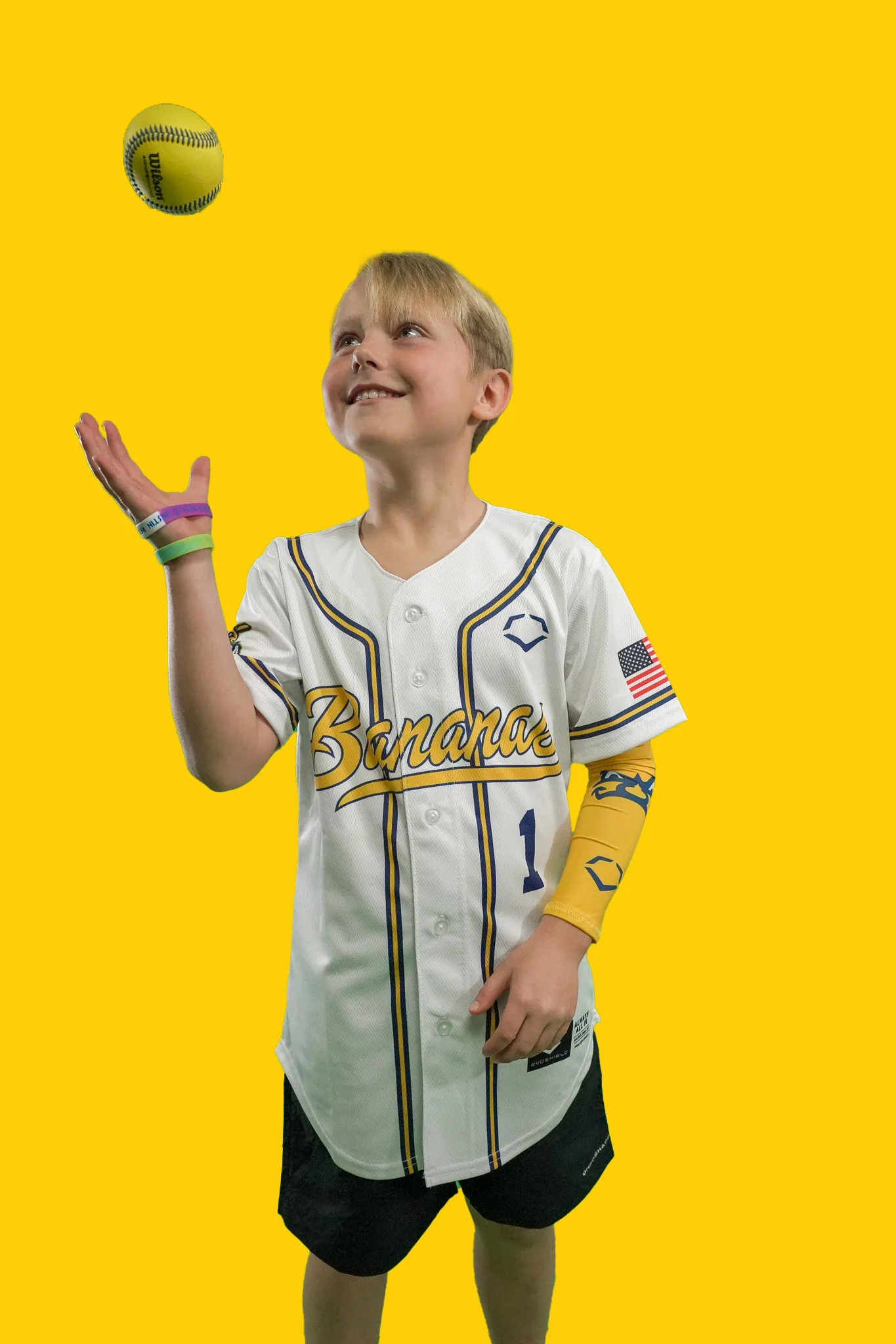 YOUTH Bananas EvoShield Jersey - White - Image 3