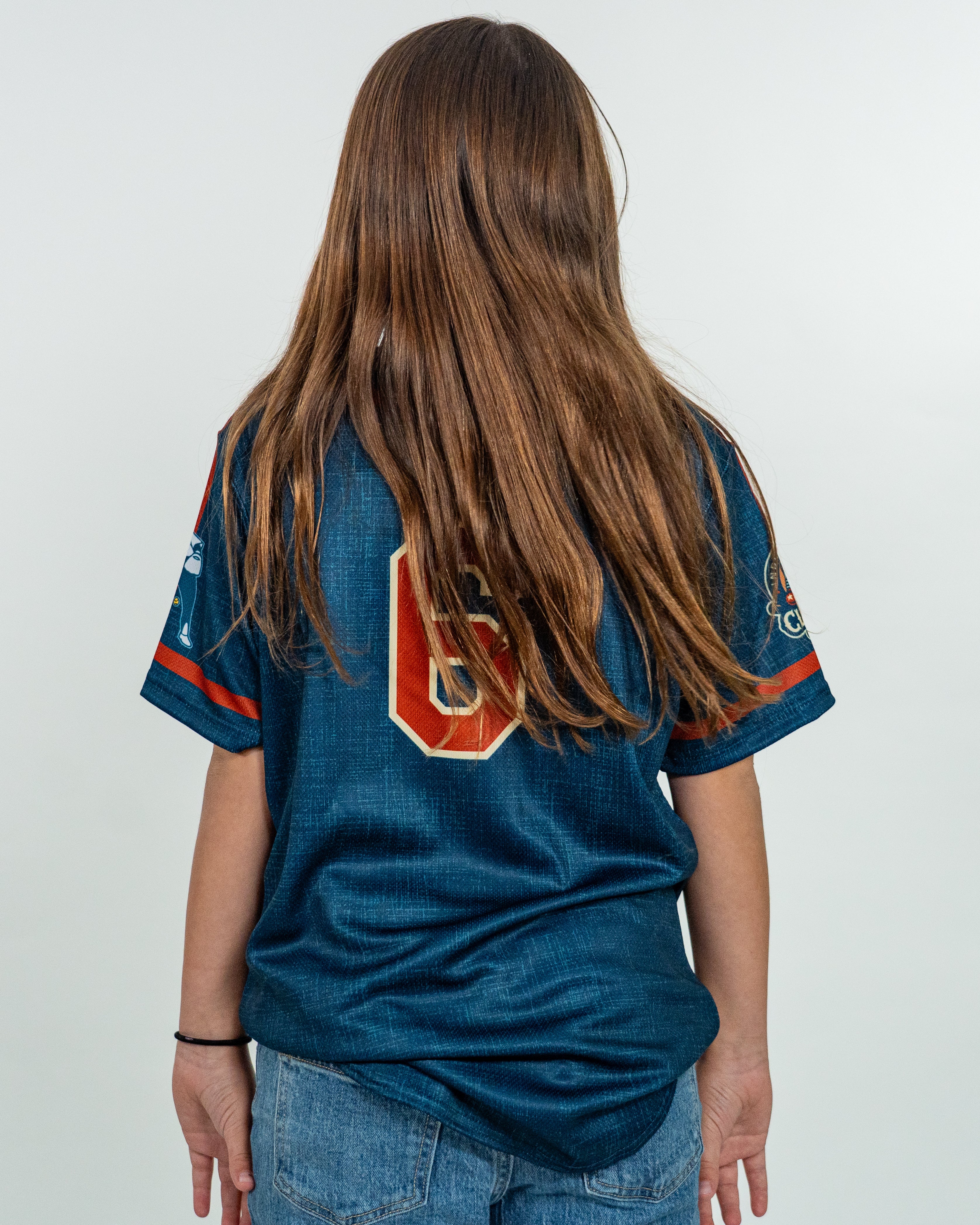YOUTH Clowns EvoShield BBCL Jersey - Navy - Image 7